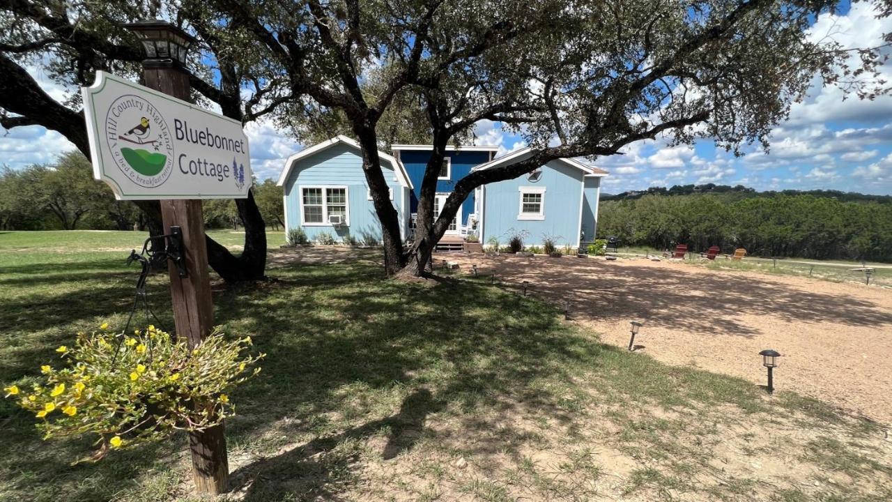 Hill Country Highland'S Bluebonnet Cottage Marble Falls Eksteriør bilde